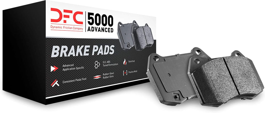 Dynamic Friction Company Front Brakes and Rotors| Automotive Replacement Brake Kits| Front 5000 Advanced Brake Pads and Rotors Kit| Fits 2022-2023 Acura MDX