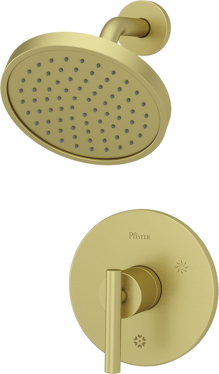 Pfister Contempra Bathroom Shower Faucet Brushed Gold (Valve not included) LG897NCBG