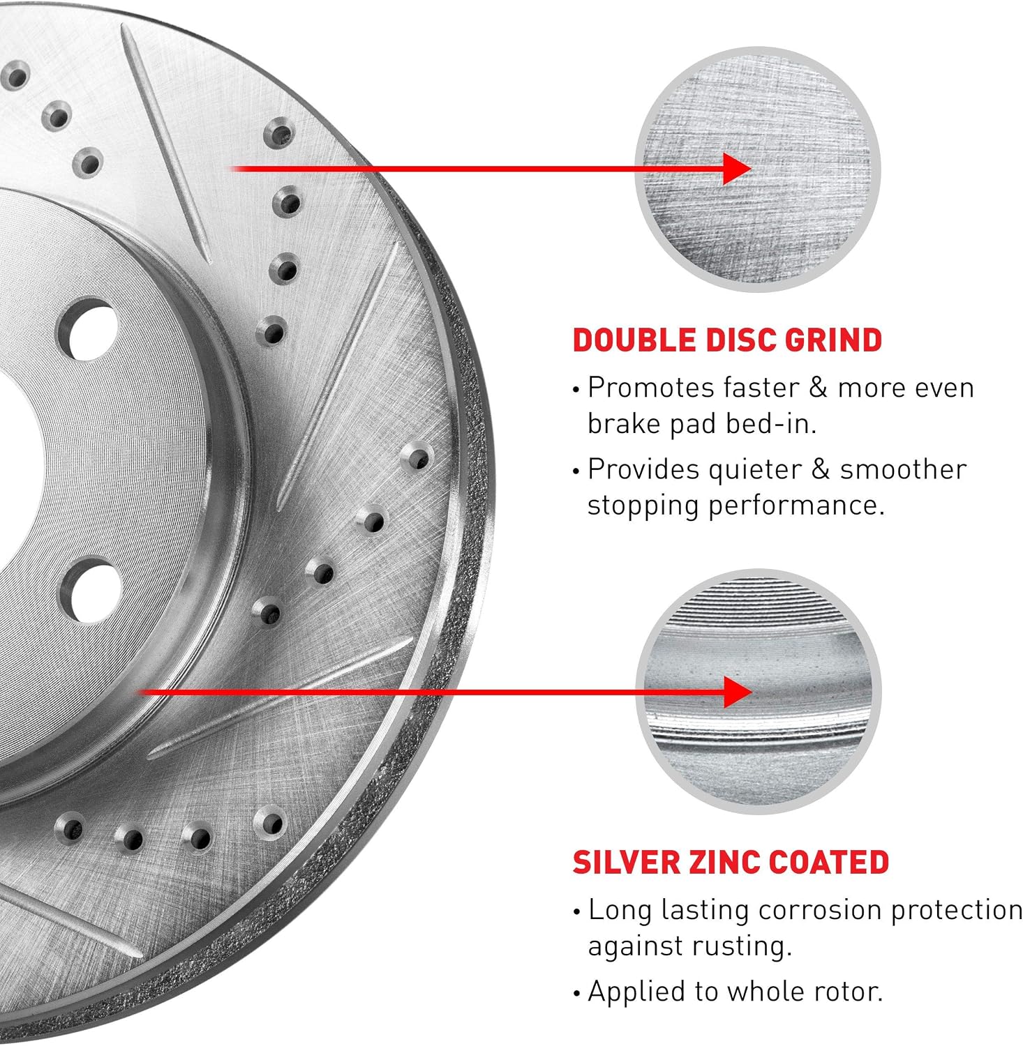 R1 Concepts Front Brakes and Rotors| Automotive Replacement Brake Kits| Front Ceramic Brake Pads and Rotors Kit| Fits 1979-1981 Buick Century, Regal, Chevrolet El, Chevrolet Malibu