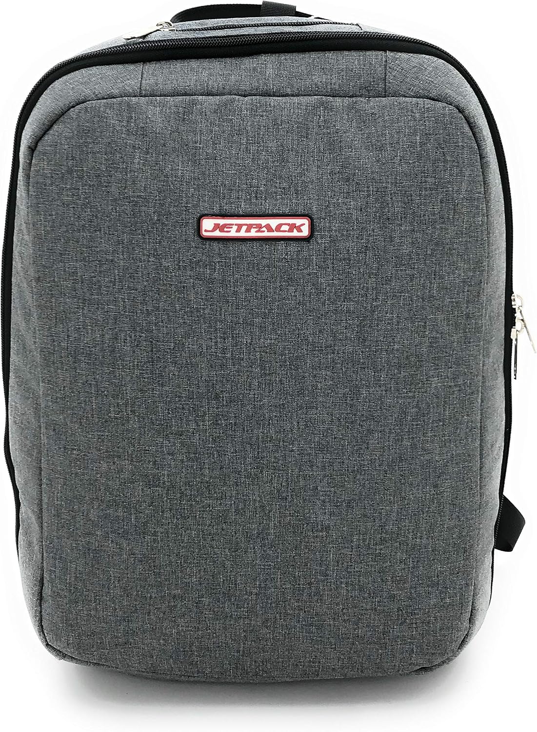Jetpack Slim Backpack for DVS, Mobile, or Club DJ Gig Set, Bag Carry Laptop, Stand, Tablet, Headphone, Vinyl Records, USB Mobile Devices, Needle Case, Cables, Microphone & More. TSA Compliant (Gray)