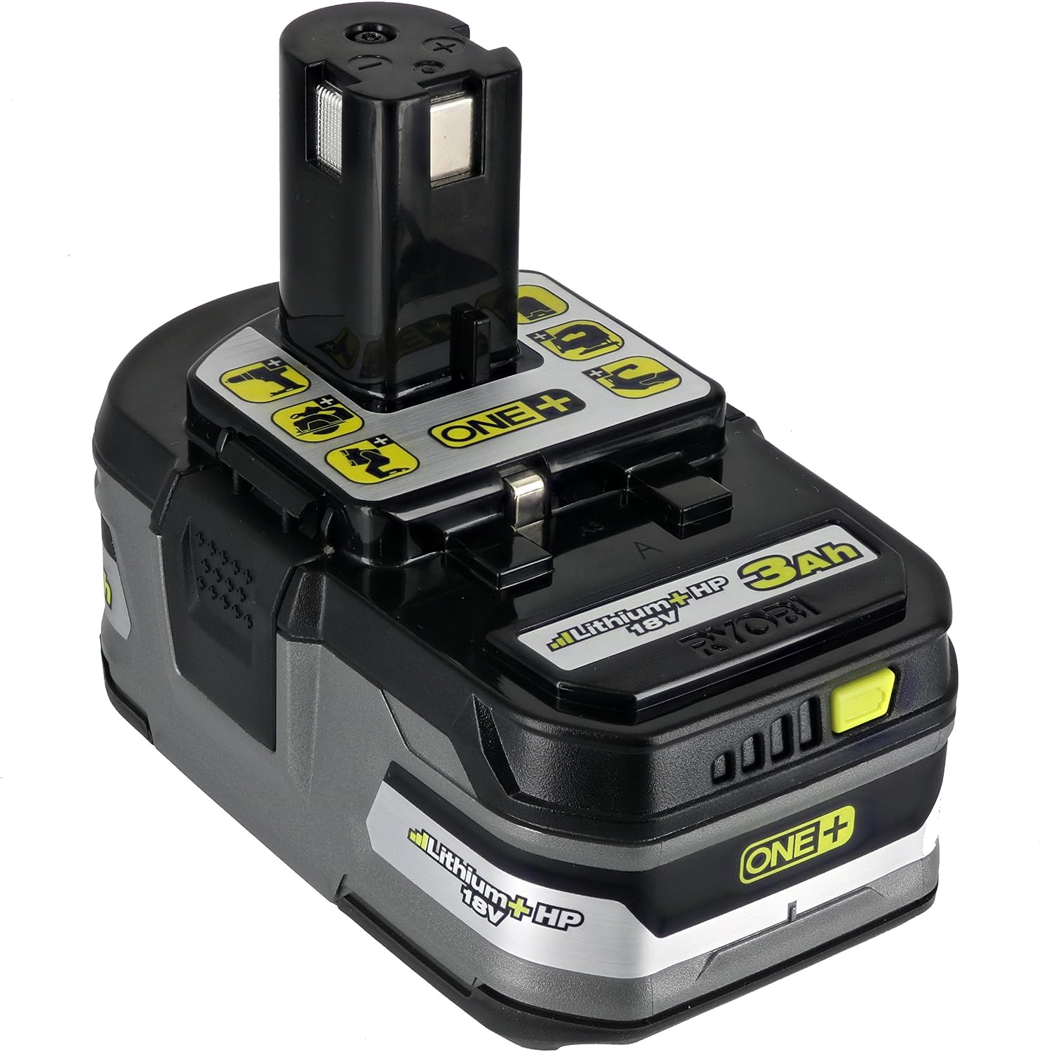 (2) Ryobi One+ 18v Lithium Plus HP Batteries 3Ah Li-Ion P191