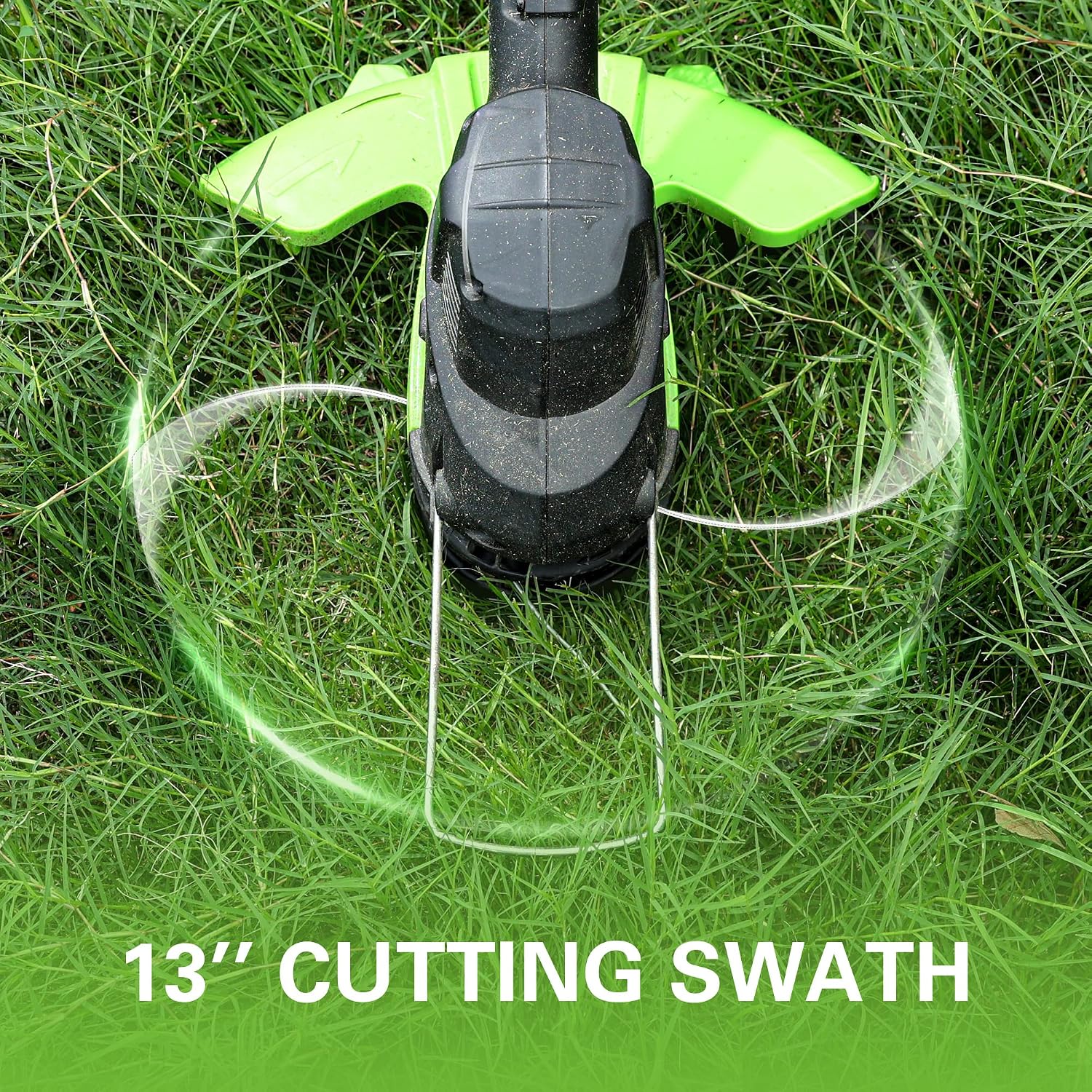 Greenworks 80V 13-inch String Trimmer, 2Ah Battery and Charger Included