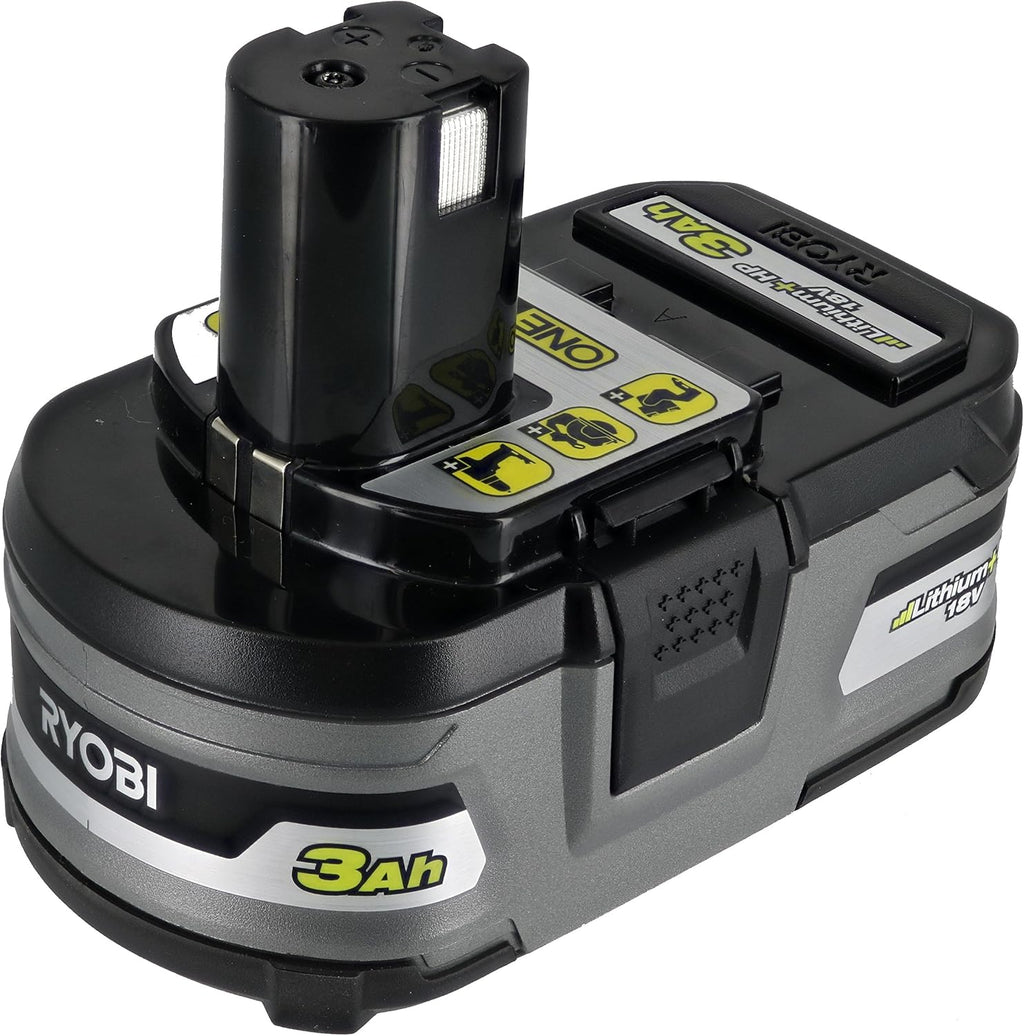 (2) Ryobi One+ 18v Lithium Plus HP Batteries 3Ah Li-Ion P191
