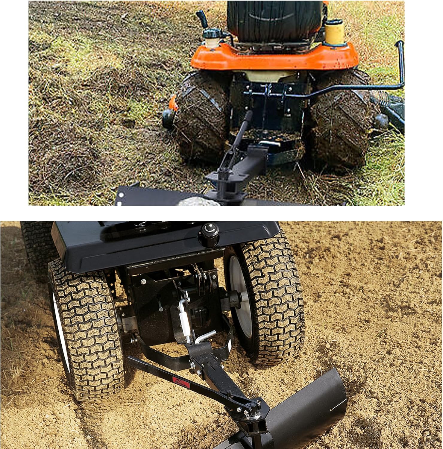 Garden Tractor Sleeve Hitch Attachment Rear Mount Compatible with Craftsman T200 T300 Series/Cub Cadet Riding Lawn Mower Tractors with 23' Or Larger Rear Tires for Husqvarna 585607901