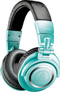 Audio-Technica ATH-M50XBT2 Wireless Headphones, Ice Blue