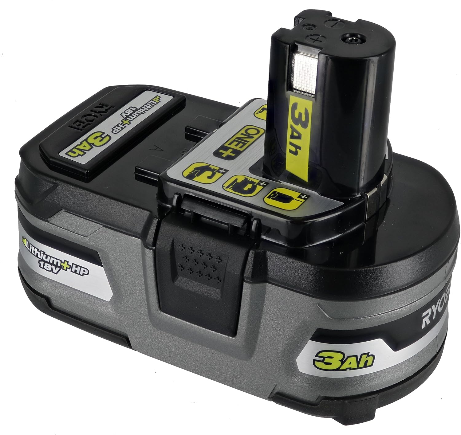 (2) Ryobi One+ 18v Lithium Plus HP Batteries 3Ah Li-Ion P191