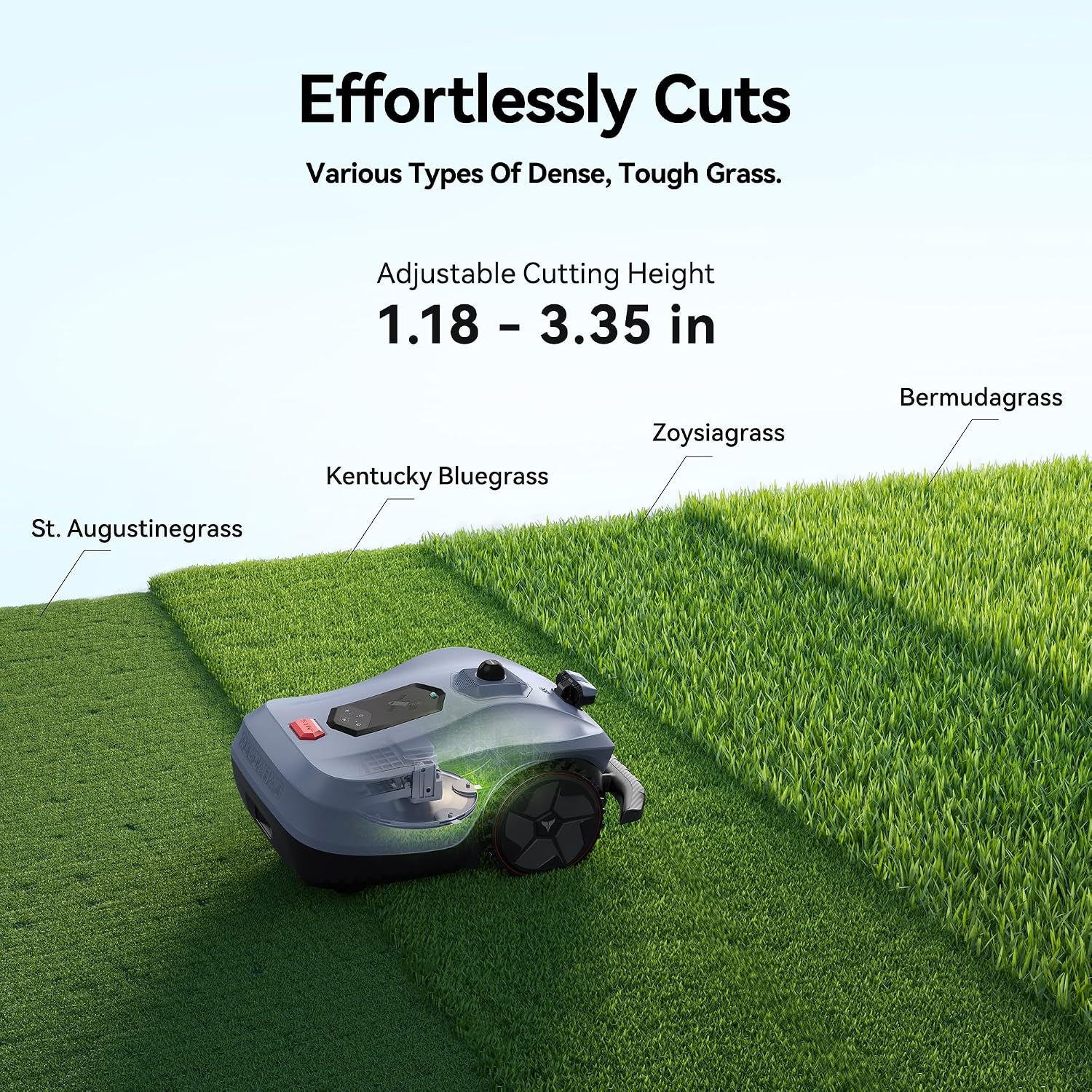Neomow X2 Pro Auto-Mapping Robot Lawn Mower, Perimeter Wire Free for 1.5 Acres, 360° 3D LiDAR + Triple Vision AI Obstacle Avoidance, No RTK Antenna, IPX6, 4G App Control, GPS Anti-Theft, 17.5Ah