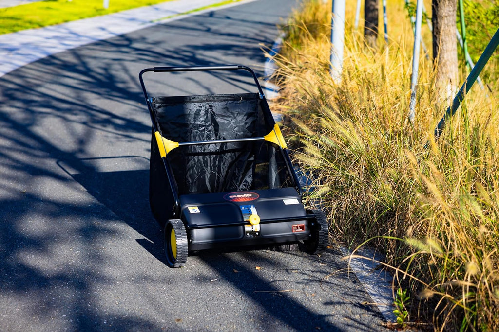 SPLENDOR LS-650A2 26-Inch Walk-behaind Push Lawn Sweeper Yard Sweeper Road Sweeper
