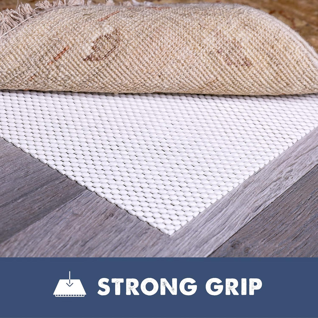 Slip-Stop Super Grip, 12' x 18', Cushioned Non-Slip Rug Pad for Area Rugs and Runner Rugs, Rug Pad for Hardwood Floors