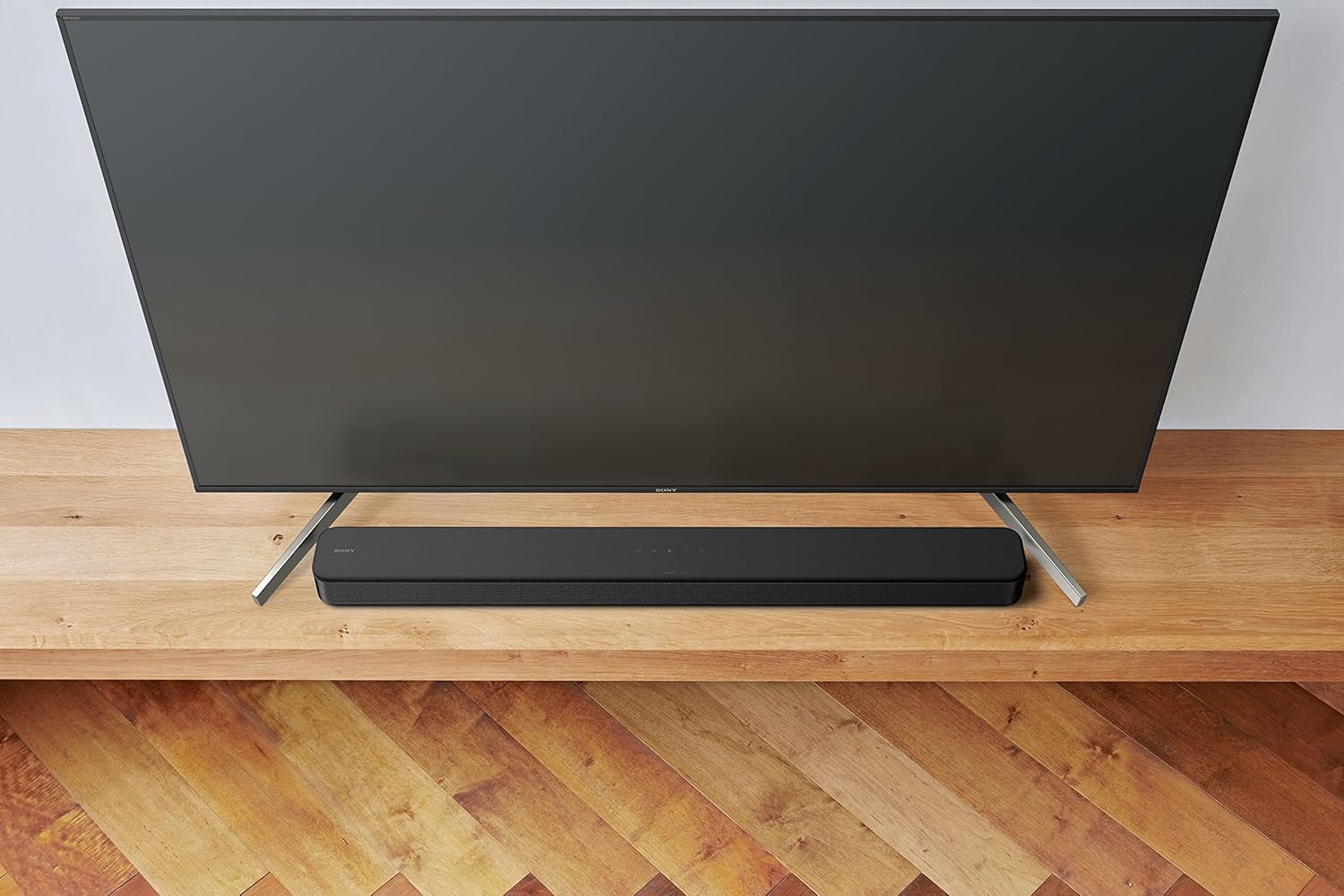 Sony S100F 2.0ch Soundbar with Bass Reflex Speaker, Integrated Tweeter and Bluetooth & WH-CH720N Noise Canceling Wireless Headphones Bluetooth Over The Ear Headset with Microphone