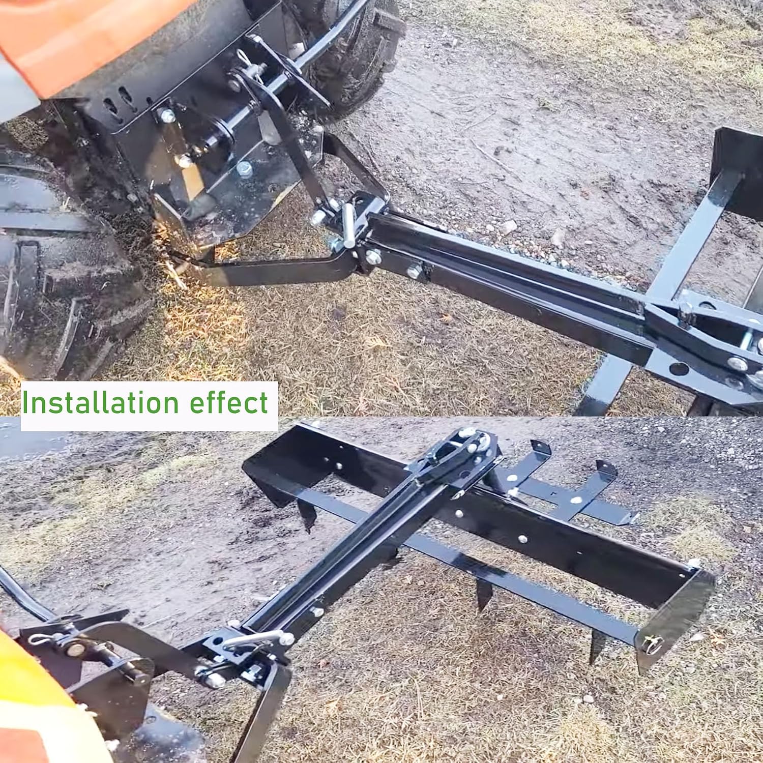 585607901 Garden Tractor Sleeve Hitch Attachment Rear Mount Compatible with Husqvarna Craftsman T200 T300 Series for with 23' Or Larger Rear Tires Cub Cadet Riding Lawn Mower Tractors