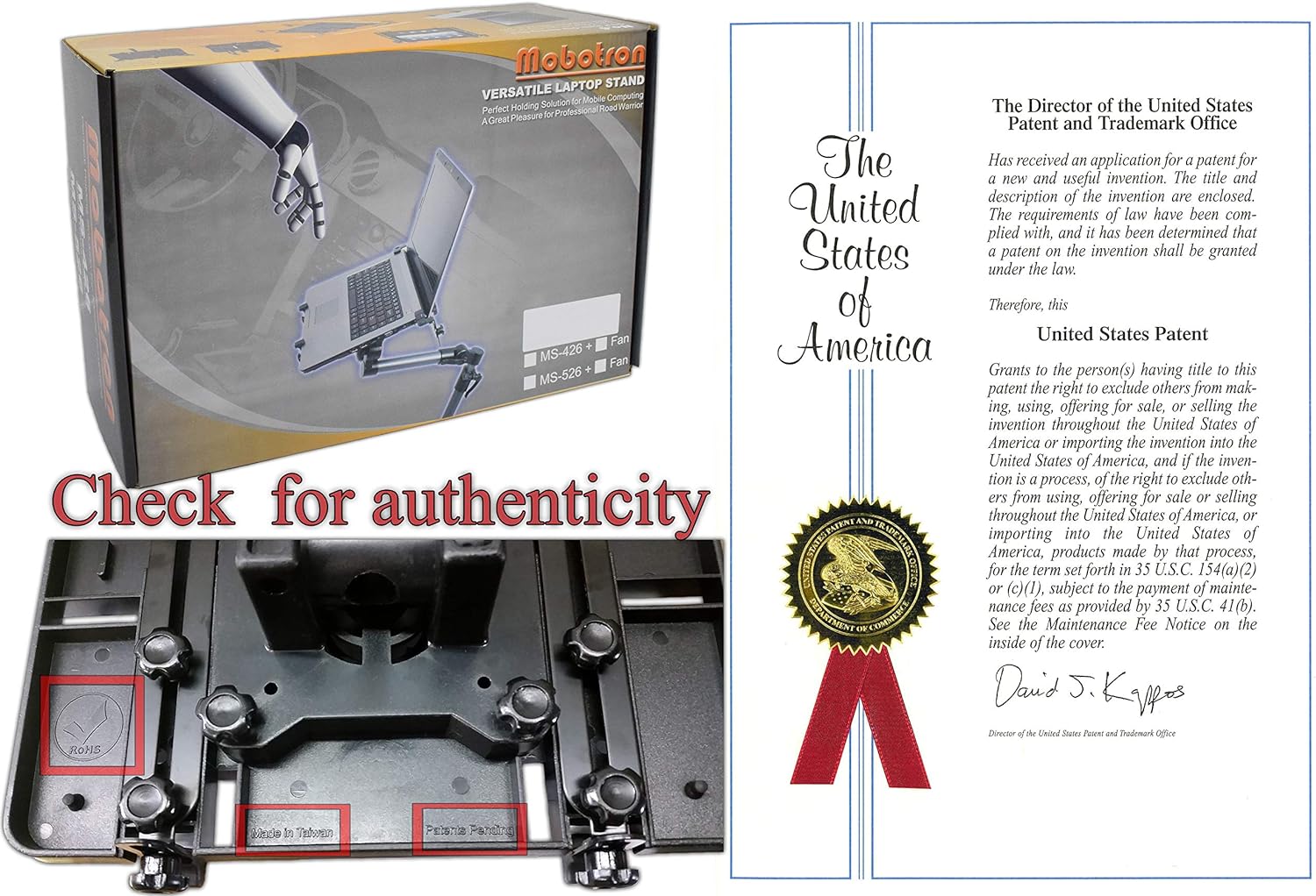Mobotron MS-526 Heavy Duty Vehicle Laptop Mount
