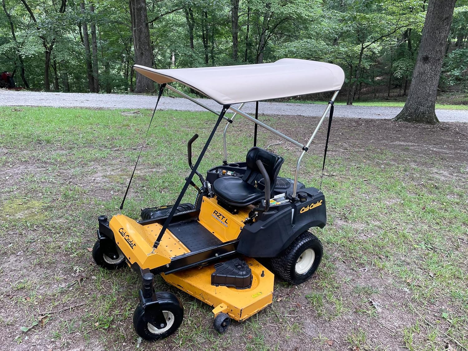Sun Shade Canopy for Zero Turn Lawn Mower - Fits Bad Boy, Husqvarna, Toro, Ariens & Other Brands - Reduce Heat and Glare with this Umbrella Canopy for your Zero Turn Mower, Patent Pending