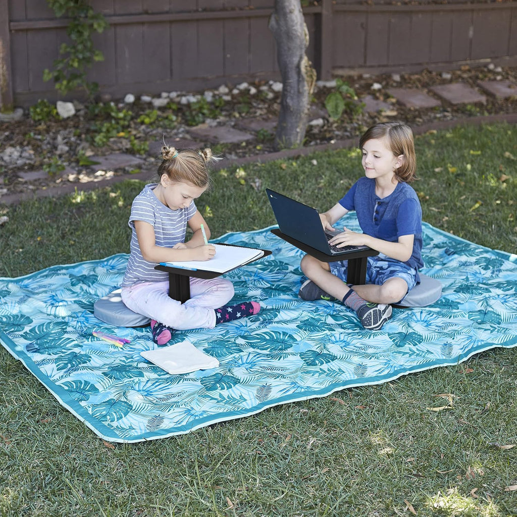 ECR4Kids The Surf Portable Activity Lap Desk, Classroom Essentials, Black, 10-Pack
