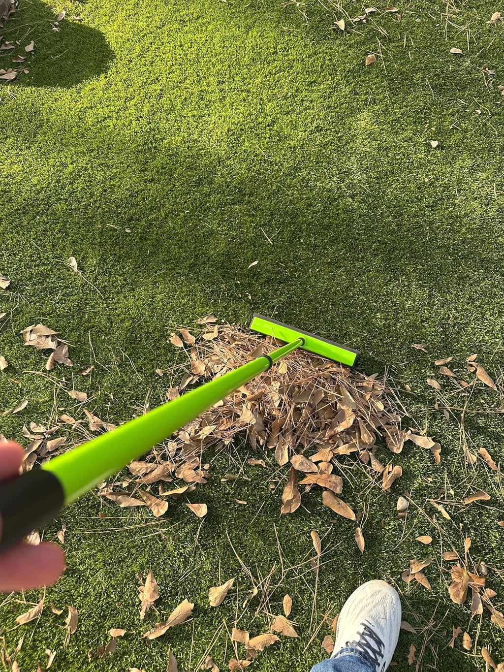 Complete Artificial Turf Care Kit – Includes Cordless Battery Powered Turf Power Sweep Artificial Turf Sweeper, Turf Animal Pro-Strength Odor Remover Starter Kit & Turf Static Sweep Detail Edger Broom